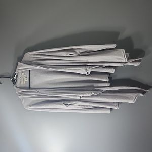 Hooded open cardigan sweater